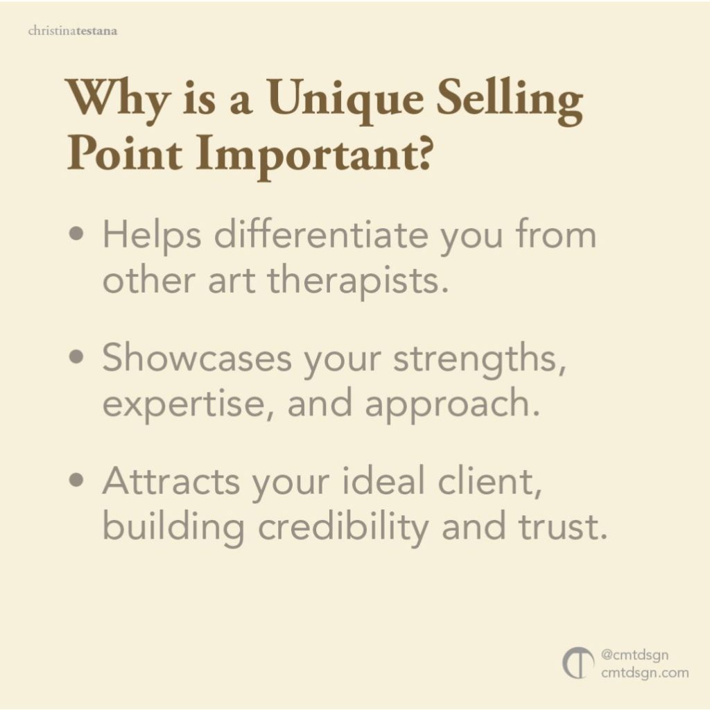 Why is a unique selling point important?