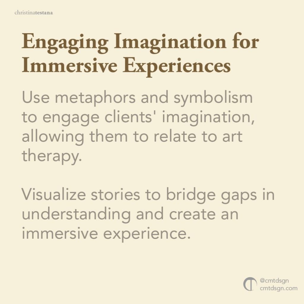 Engaging imagination for immersive experience