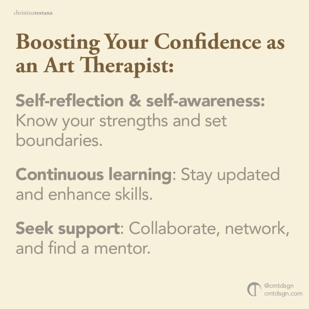 Boosting your confidence as an art therapists